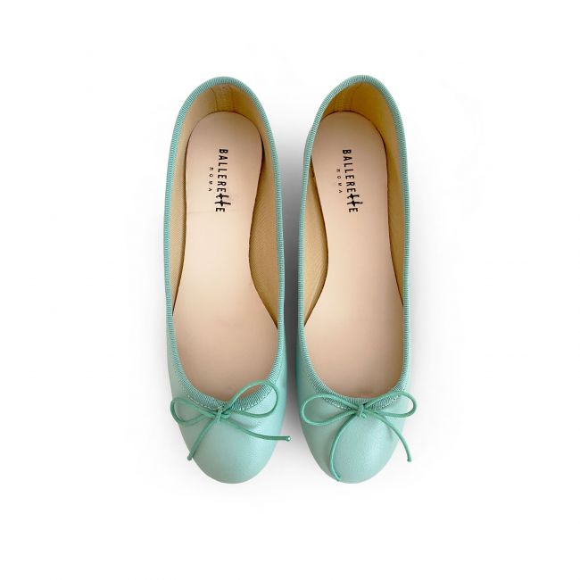 Classic round toe ballet flat shoes - Ballerette