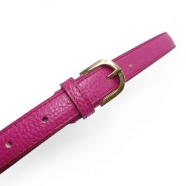 Cintura donna rosa fucsia in pelle - BallereTTe
